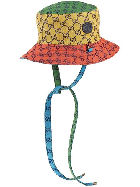 gucci hat yellow|Gucci bucket hat price.